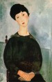 a young girl 1918 Amedeo Modigliani